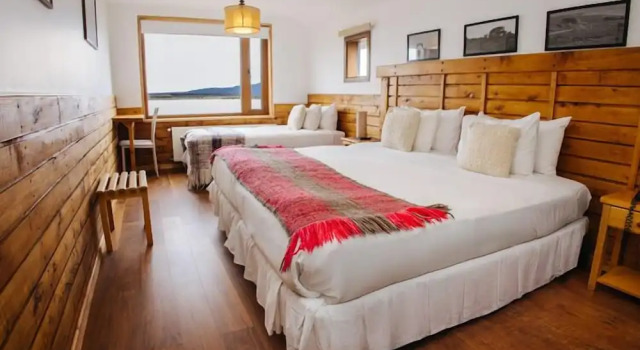 Трёхместный номер Standard с видом на море Weskar Patagonian Lodge