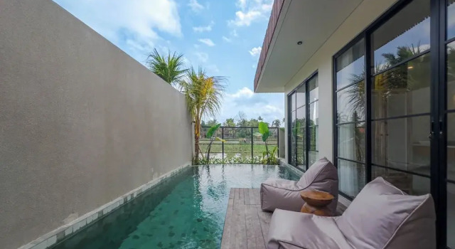 Вилла с 2 комнатами с видом на бассейн Nasha Stana Ricefields View Ubud