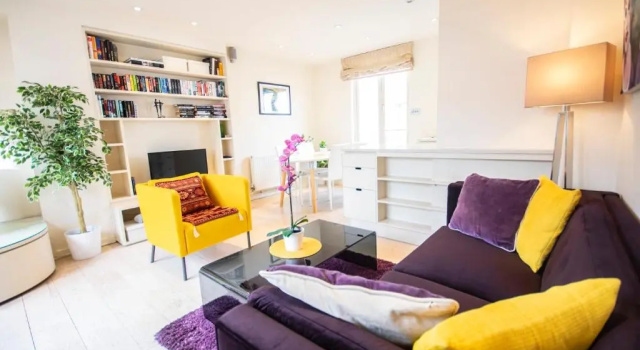 Апартаменты Notting Hill 2-Bedroom Maisonette with Terrace Close to Portobello rd