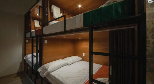 Łóżko w pokoju wieloosobowym (pokoju wieloosobowym żeńskim) OYO Hostal Mich
