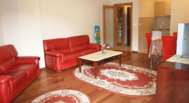 Апартаменты с 2 комнатами с балконом и с частичным видом на море Beachfront Apartments Oaza 2