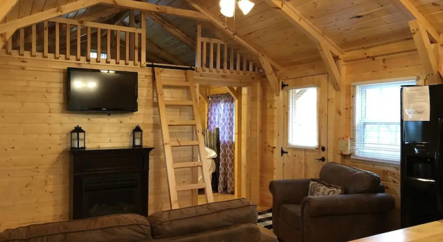 Riverside Cabin - 1 Br Cabin, Buchen Sie Ferienhaus Clyde North Carolina