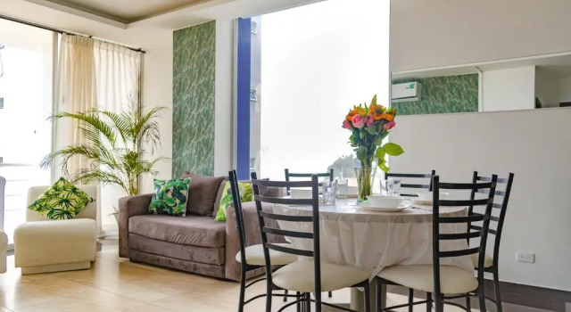 A4 Pool&Ocean View Economic&Comfortable 2 Bedrooms Apartment, Book Lejlighed Lejligheder i Manta, Lejlighed