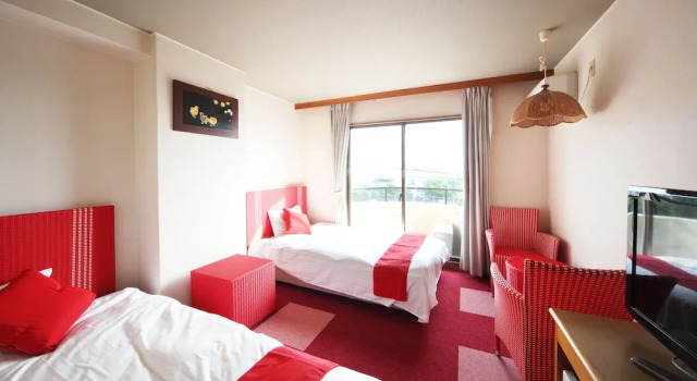 Двухместный номер Standard с видом на горы SPA Inn Shirahama