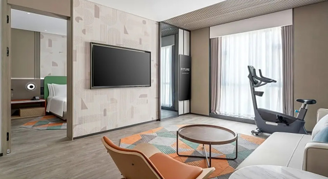Двухместный люкс c 1 комнатой EVEN Hotel Zhongshan City Center by IHG