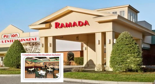Кровать в общем номере Clarion Inn & Conference Center Lewiston