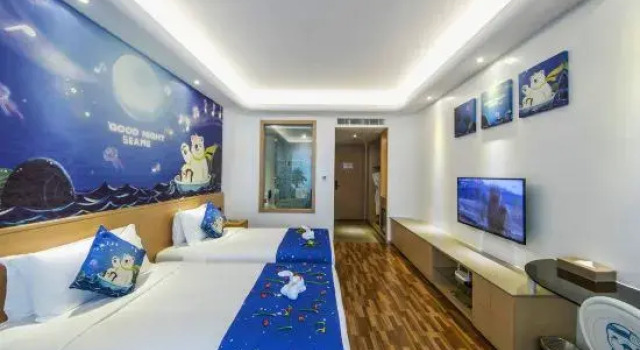 Люкс Deluxe с 2 комнатами Sanya Ocean Exploration World Conference Training Center