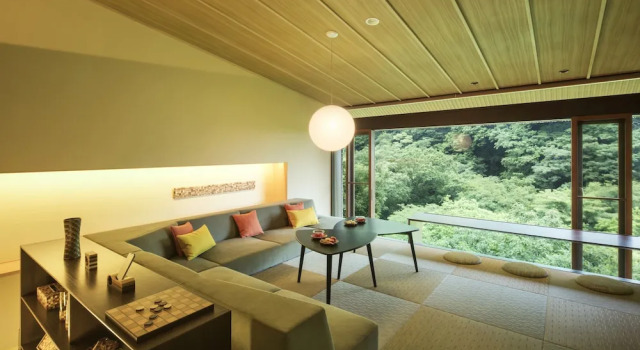 Номер Standard с видом на реку Hoshino Resorts KAI Hakone
