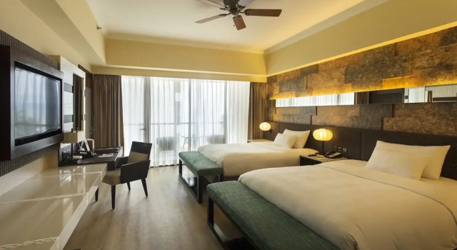 Deluxe huone parvekkeella The Bellevue Resort