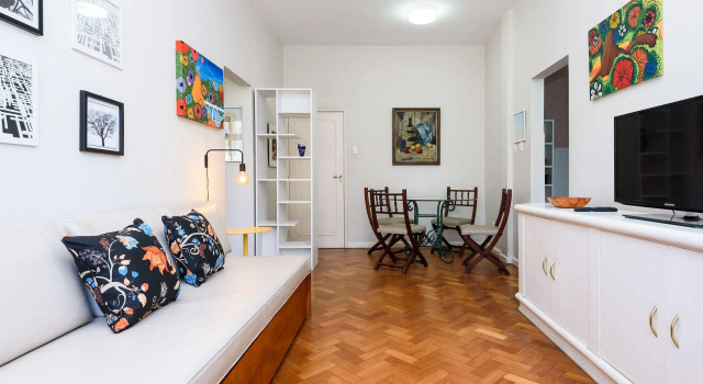 Apartamento Espaçoso A 300 M Da Praia | Hg 71/904, Забронировать Апартаменты/квартира Отели штата Рио-де-Жанейро с завтраком, Завтраки