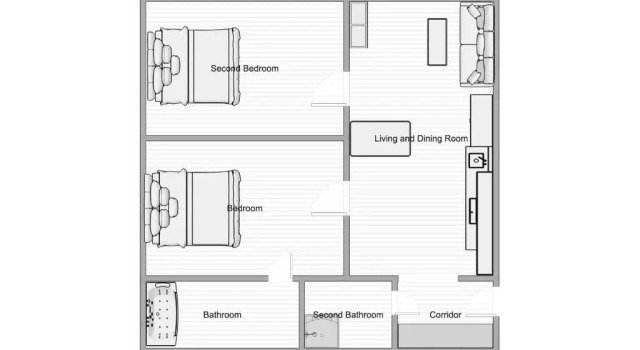 Апартаменты с 2 комнатами Perfect Place by Loft Affair