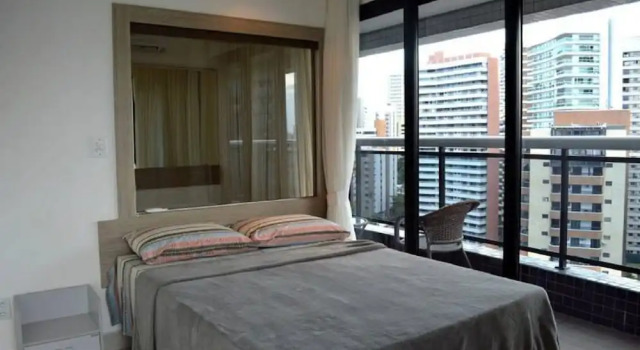 Апартаменты с балконом Flat vista mar landscape beira mar 1701