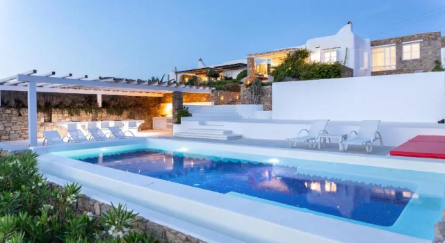 Villa Fanari - Mykonos, Забронировать Вилла Отели Фанари с бассейном, Бассейн