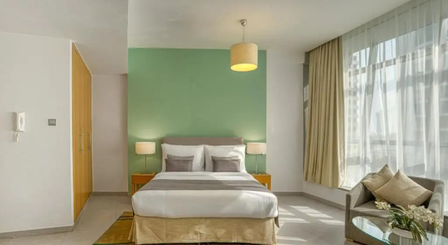 Студия Делюкс Grand Heights Dubai Hotel Apartments