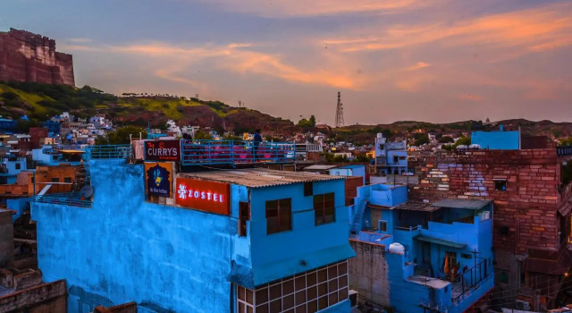 Кровать в общем номере Zostel Jodhpur, Clock Tower