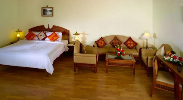 Люкс с видом на сад KTDC Mascot Hotel - A Heritage Living Experience