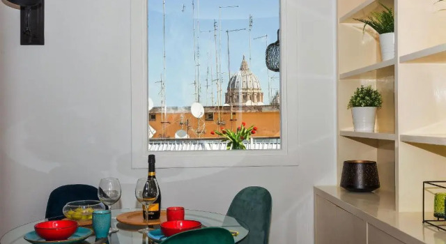 Dome Terrace Apartment, Забронировать Апартаменты/квартира Отели Рима с парковкой, рядом с Собор Святого Петра, Парковка