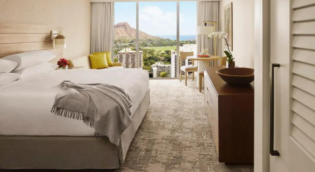 Двухместный номер Diamond Head с частичным видом на океан Alohilani Resort Waikiki Beach