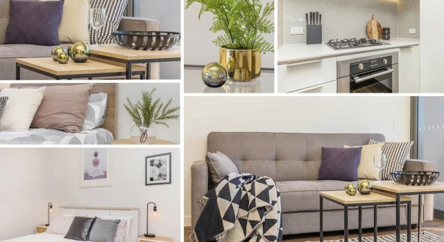 Апартаменты с 2 комнатами с балконом Luxury 2bed South Brisbane Qsb038