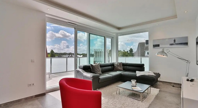 Апартаменты Haus Wolburgstraße 1 Haus Wolburgstraße 1a Penthouse Haifisch Appartement 5