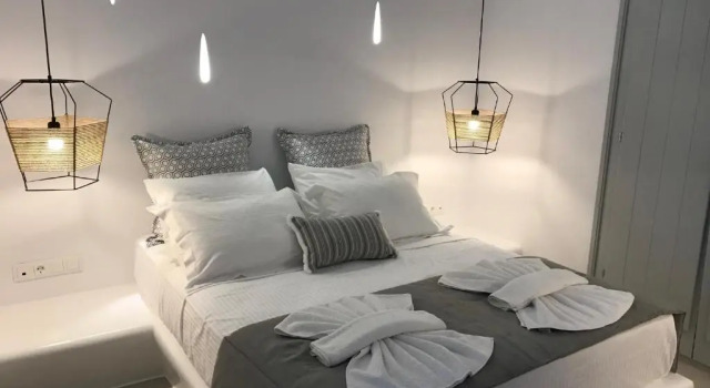 Двухместный номер Deluxe с частичным видом на море Quartano Luxury Cycladic Residence, Adults Only