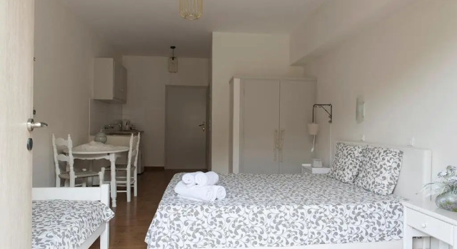 Трёхместный номер Standard с частичным видом на море Villa Fiamegou Andros