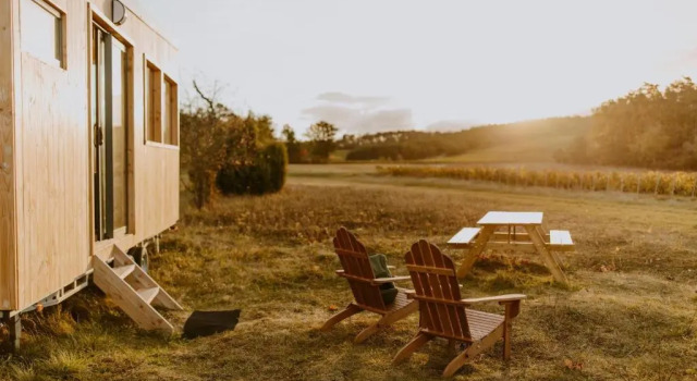 Parcel Tiny House Champagne, Reservar Hotel Les Riceys Aube, perto de Maison de Champagne