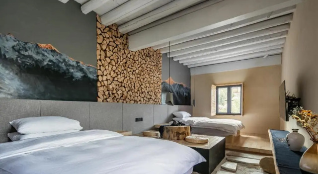 Номер Deluxe Shangri-La Karesansui Hotel