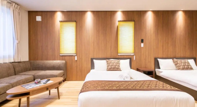 Четырёхместный номер Comfort GRAND BASE Hiroshima Hikarimachi