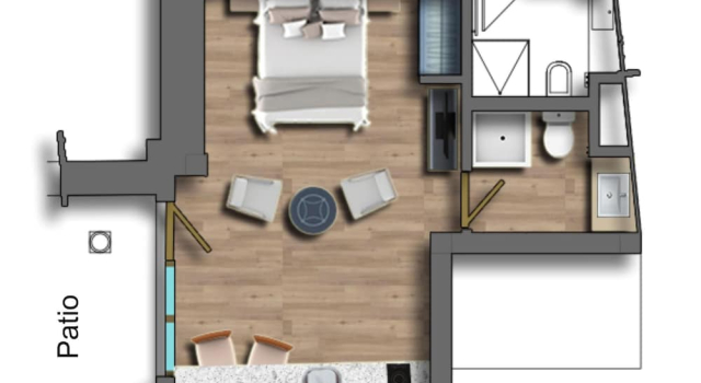 Студия Casa Del Patio - Boutique Apartments