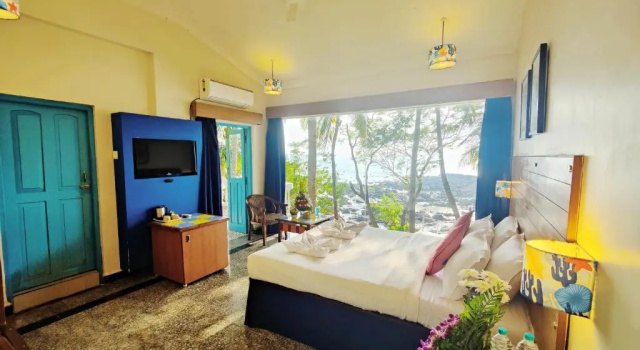 Коттедж с видом на море Bambolim Beach Resort