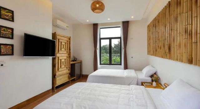 Семейный номер Standard с видом на сад Việt Xưa Homestay
