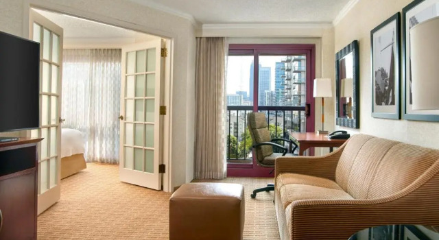 Двухместный люкс c 1 комнатой Atlanta Marriott Suites Midtown