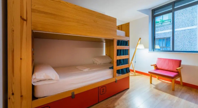 Кровать в общем номере (женский номер) Ok Hostel Madrid