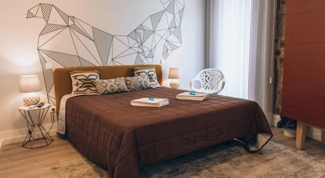 Трёхместный номер Standard с балконом In Barcelos Hostel & Guest House