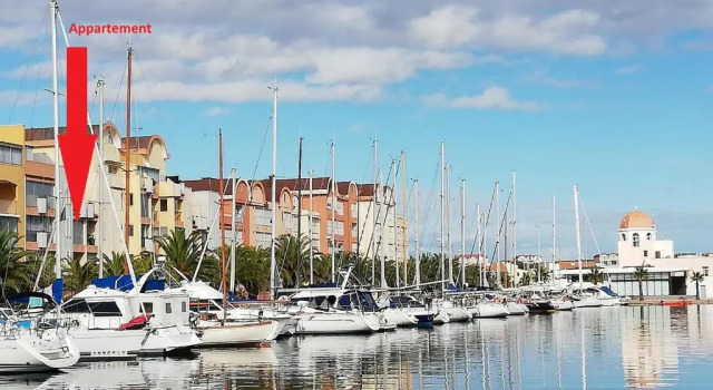 T2 sur le port avec parking, Rezervovat Apartmán Hotely v Corbières s bazénem, Bazén