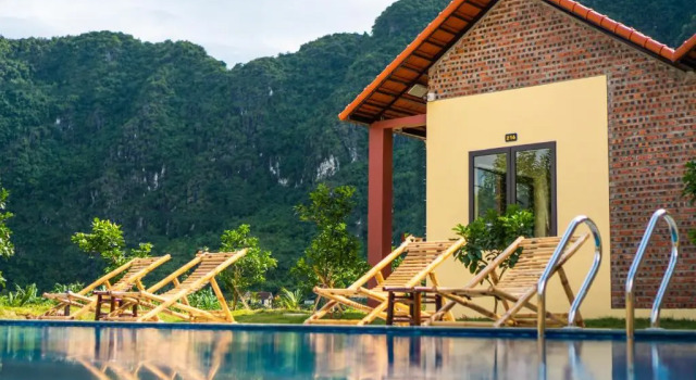 Номер Standard с видом на бассейн Trang An Retreat