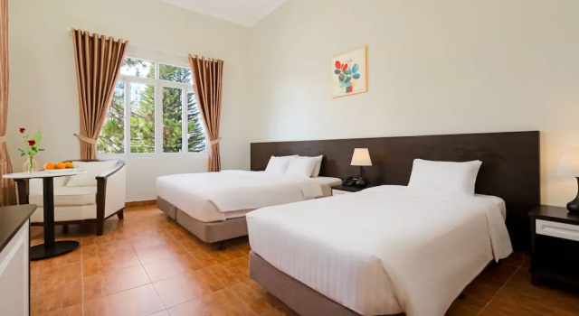 Трёхместный номер Standard с видом на город BIDV Central Da Lat Hotel