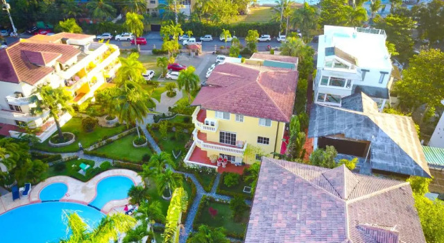 Апартаменты c 1 комнатой с балконом и с красивым видом из окна Residencial Las Palmeras de Willy Boca Chica