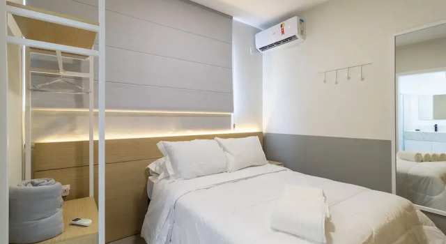 Comfortable Apart With sea View in Floripa Eva704, Забронировать Апартаменты/квартира Флорианополис South of Brazil, рядом с Esteves Junior Square