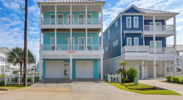Walk to Galveston Beach: Family Gem w/ Balconies!