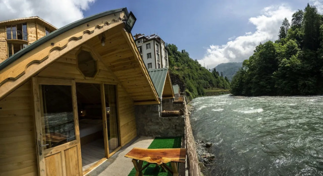 Бунгало Megza Bungalov Ayder Otel