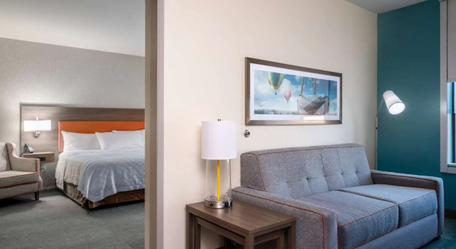 Двухместный люкс c 1 комнатой Home2 Suites By Hilton Fredericksburg South Spotsylvania, Va