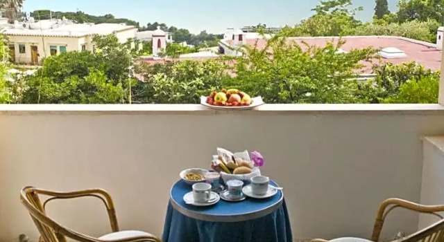 Superior Zimmer mit Balkon und mit Meerblick Hotel Villa Sarah