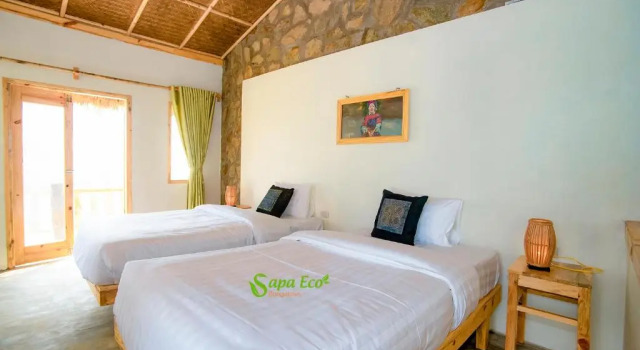 Двухместный номер Standard с видом на сад Sapa Eco Bungalows & Spa