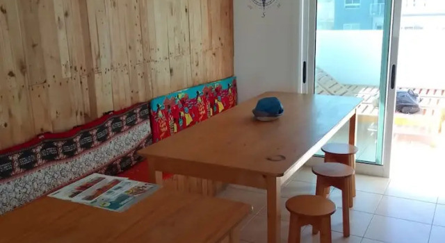 Кровать в общем номере Atlantic Sal Hostel