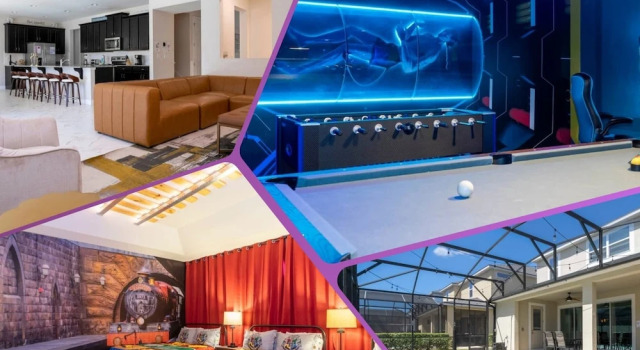 Коттедж 9012 Magical Home 5BD With Flowrider Surf Clubhouse