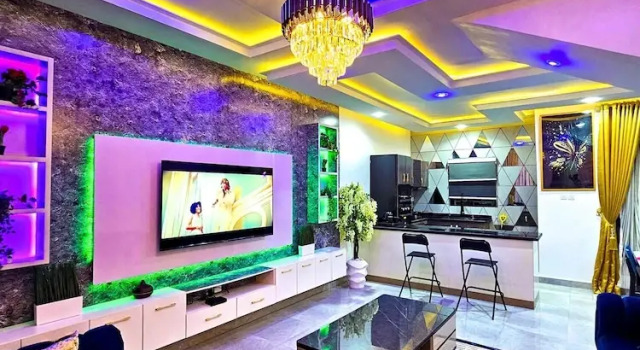 2 Bed Apartment 8 - Modern Benin City Residence, Buchen Sie Ferienwohnung Benin-Stadt 