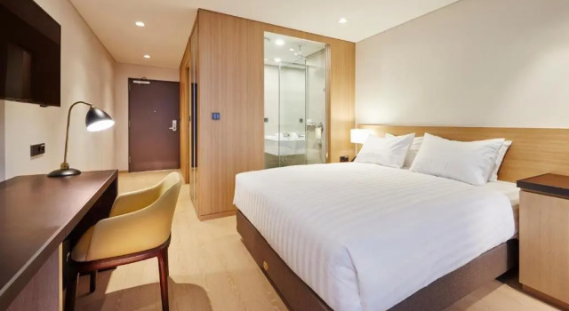 Двухместный номер Deluxe с видом на озеро Skybay Hotel Gyeongpo