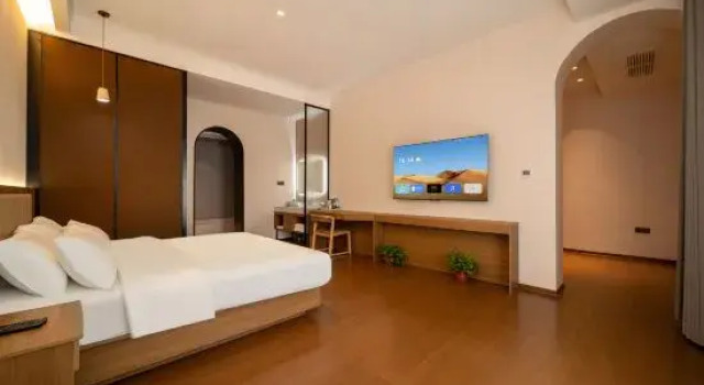 Люкс с видом на внутренний двор Xinzhou Xinyun Courtyard Homestay